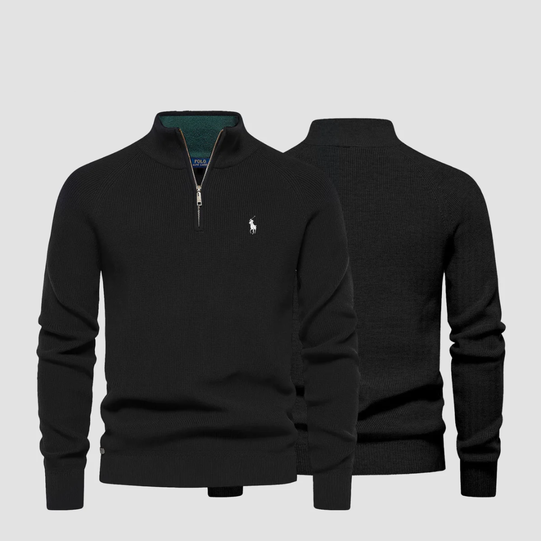 Ralph L. | Men's zip-up sweater!