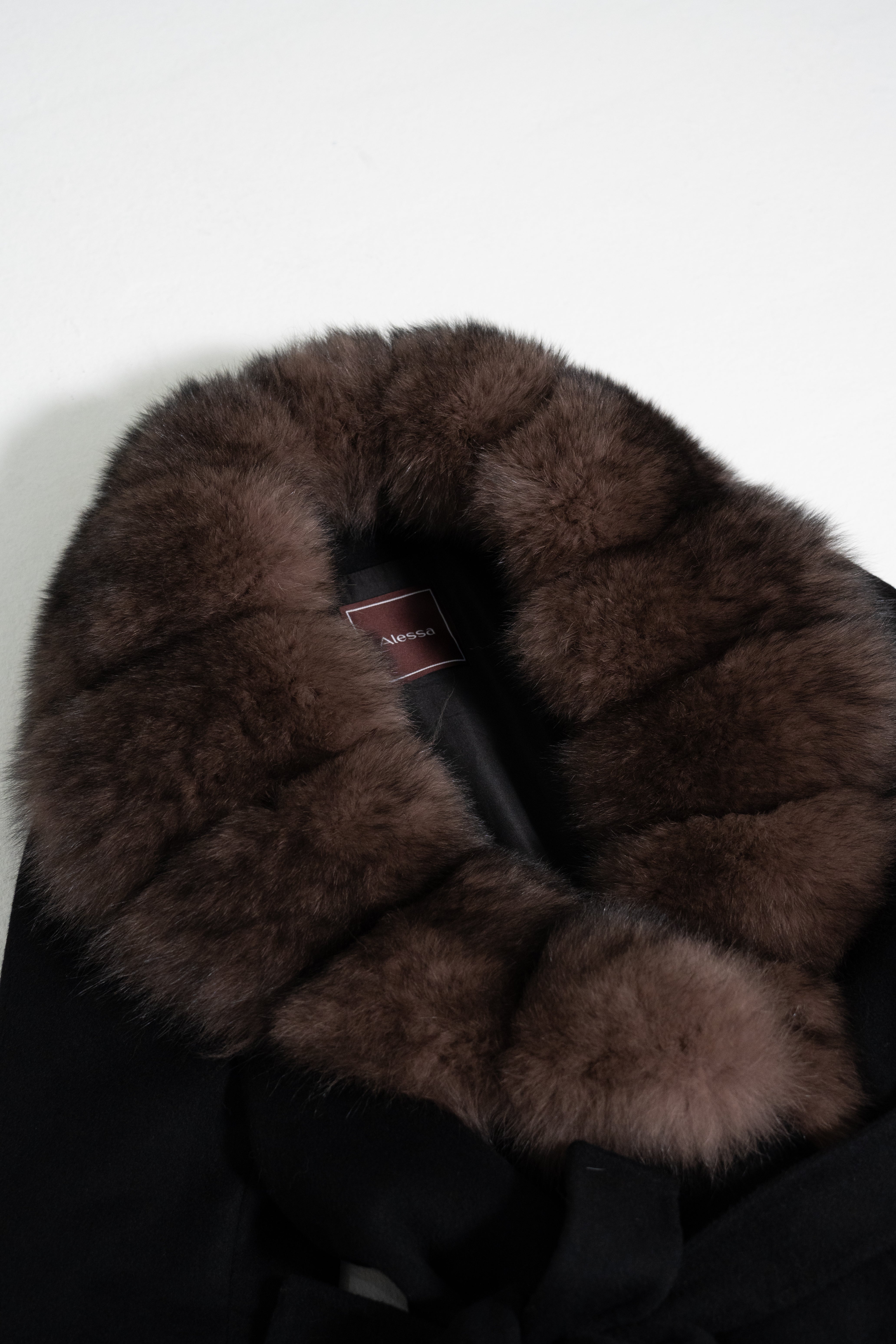 Bria Fur Coat - Black