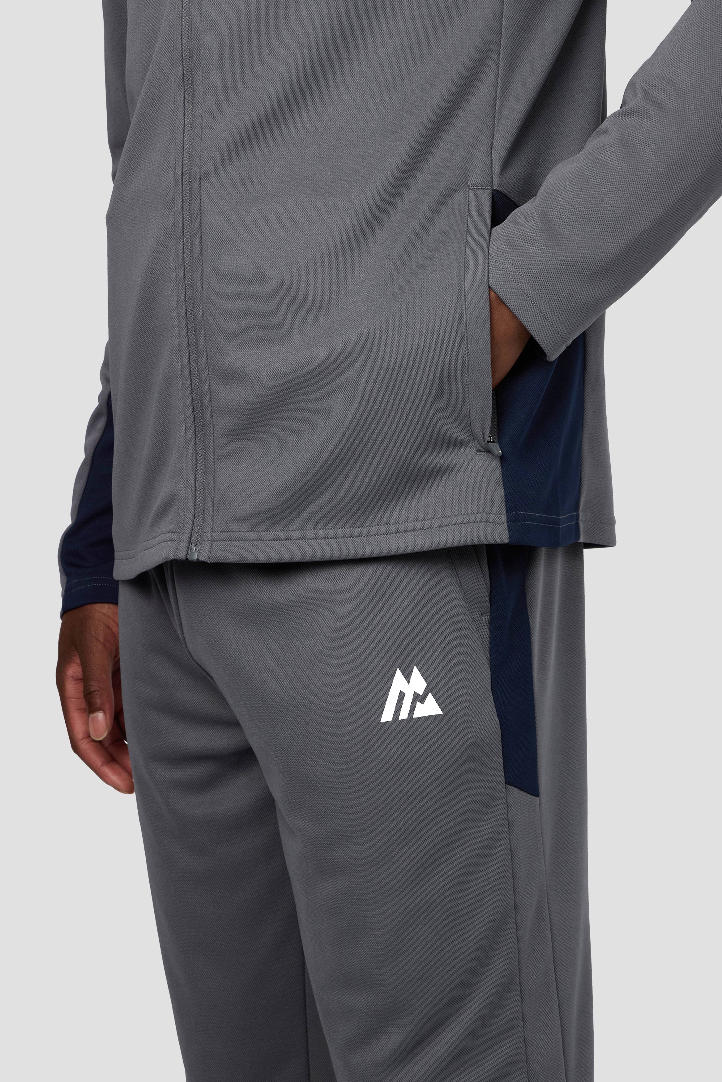 Agility 2.0 Tracksuit - Light Grey/Midnight Blue