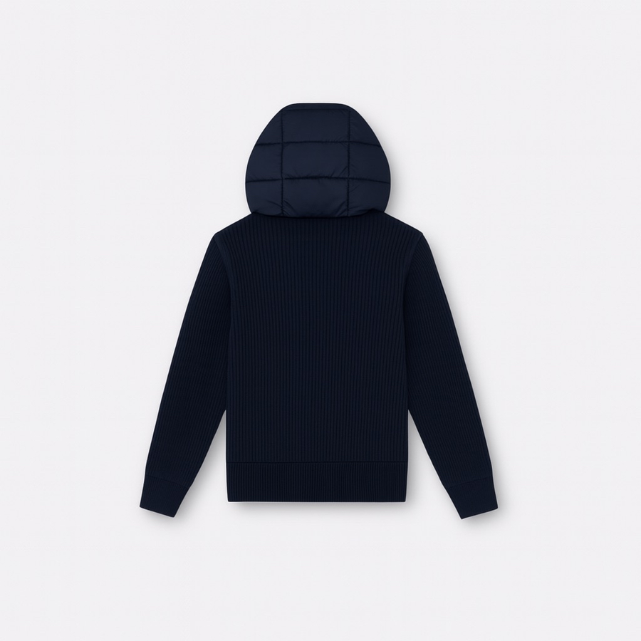 HOODED CARDIGAN