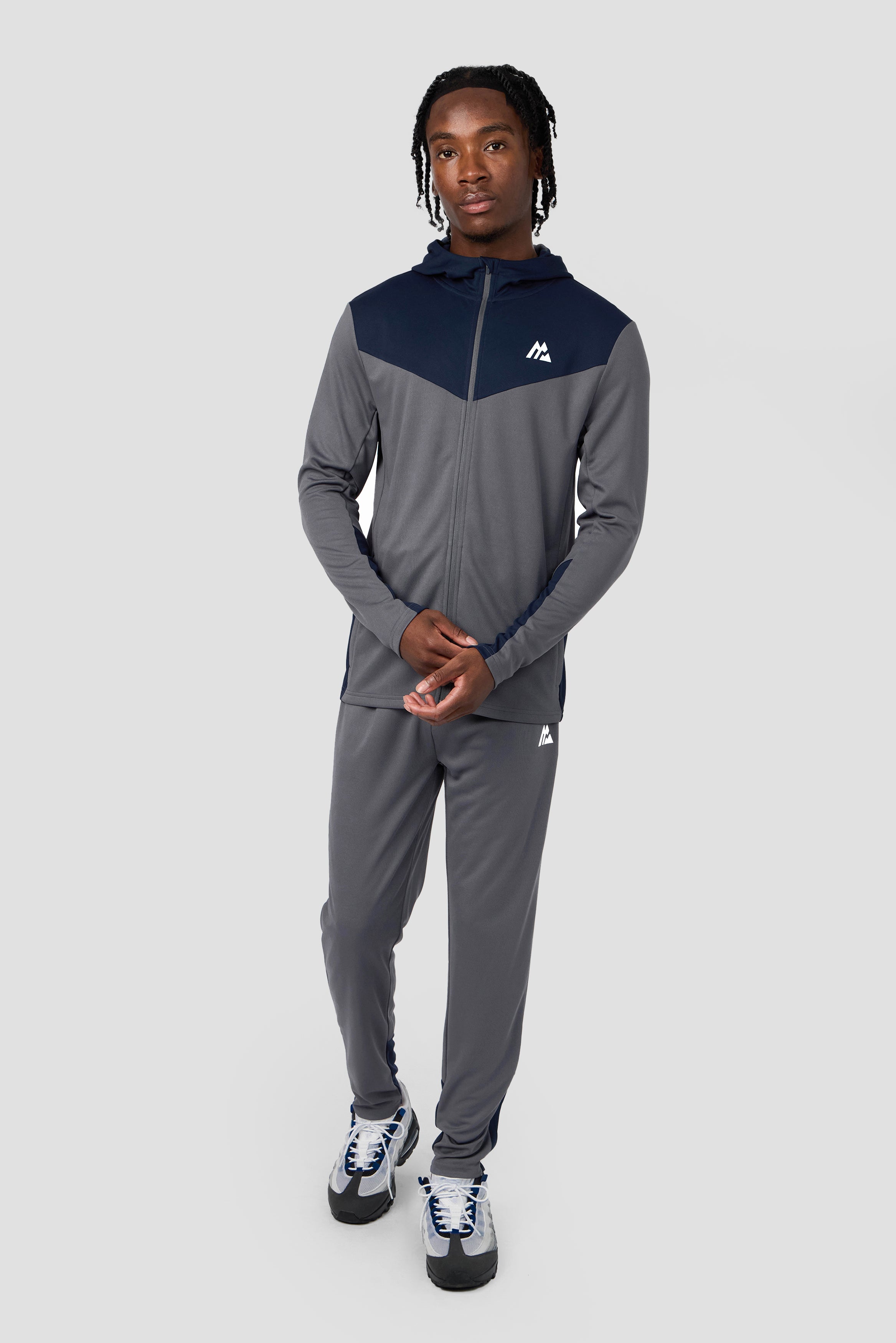 Agility 2.0 Tracksuit - Light Grey/Midnight Blue