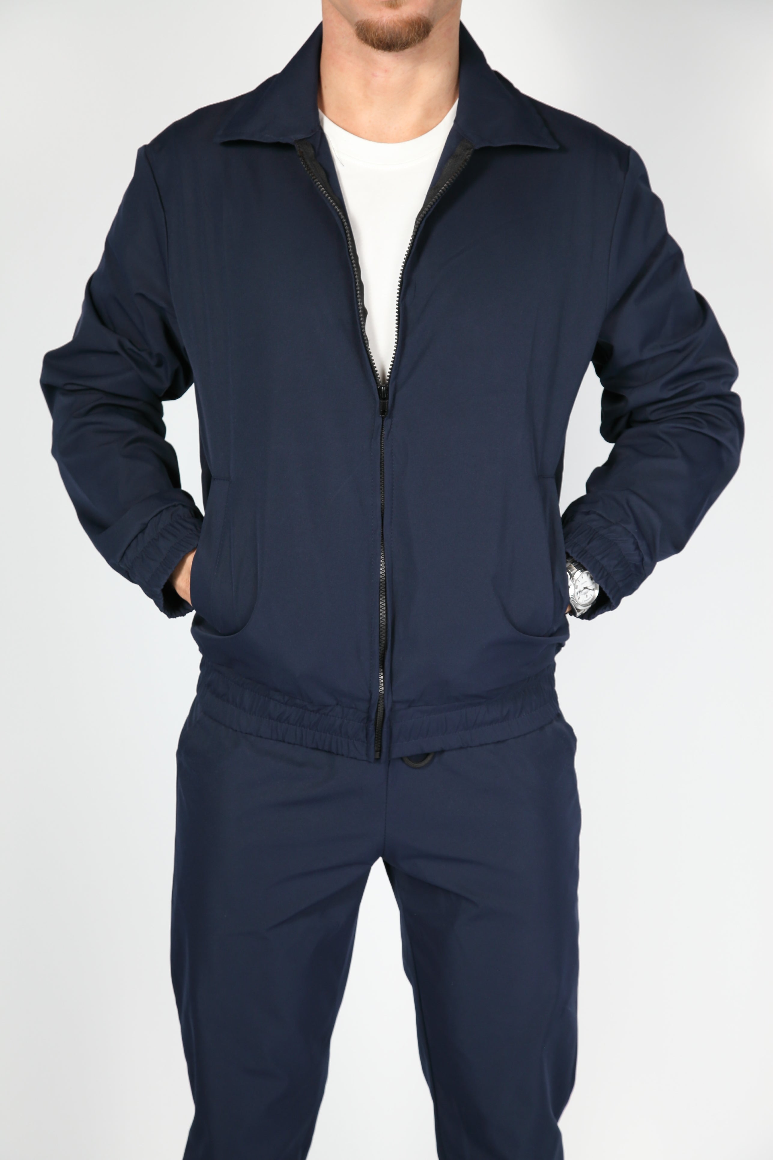 Premium Tech Suit Navy